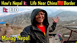 Indian Solo Rider in Manang🇳🇵 E10 😱 Most Remotest Village of Nepal 🇳🇵 [upl. by Analem]