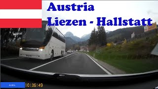 Driving in Austria  Liezen to Hallstatt Beautiful Villages and Scenes B145 [upl. by Wentworth]