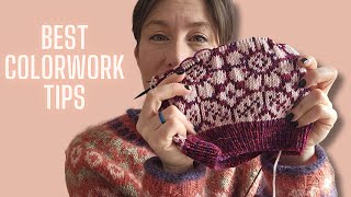 6 Tips to knit better STRANDED COLORWORK 6 is key [upl. by Woodward]