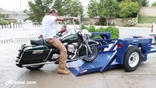 1 bike Fliptop Trailer from Ironhorse Trailers [upl. by Tuinenga]