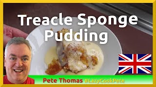 How to Make British Treacle Sponge Pudding  OvenBake Method [upl. by Bohannon]