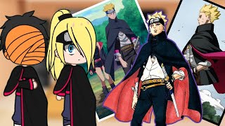 Akatsuki React To Boruto  Boruto Two Blue Vortex  Gacha Club [upl. by Aitas435]