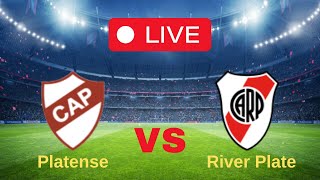 LIVE🔴  PLATENSE vs RIVER PLATE  Liga Profesional 2024  PES 21 Simulation [upl. by Bruni]