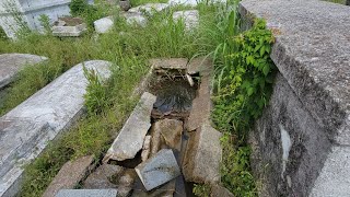 Worst Cemetery Ive Ever Seen Warning Open Graves amp Exposed Coffins [upl. by Berlin]