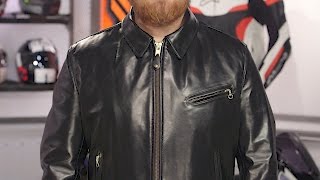 Schott 689H Classic Horsehide Spread Collar Jacket Review at RevZillacom [upl. by Charbonnier]