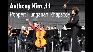 Anthony Kim11 Popper Hungarian Rhapsody Seattle Young Artist [upl. by Berne]