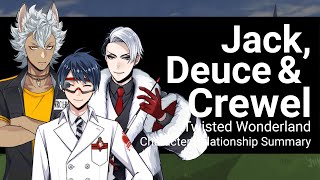 Crewel Deuce and Jack Relationship Summary Twisted Wonderland [upl. by Chak]