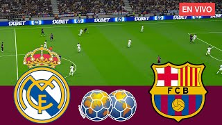 Real Madrid vs Barcelona EN VIVO Club Amistoso 3 Agosto 2024 Partido CompletoVideojuego Simulación [upl. by Amak]