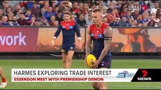 Melbournes James Harmes to request a trade to Essendon   2022  AFL [upl. by Roz]