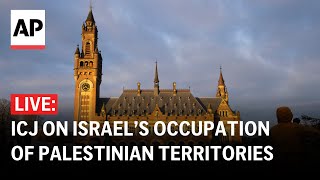 ICJ Day 1 LIVE Top UN court hearing on Israel’s occupation of Palestinian territories [upl. by Trebreh]