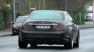 Mercedes CL 63 AMG  Loud decat Exhaust Sounds [upl. by Gnep]