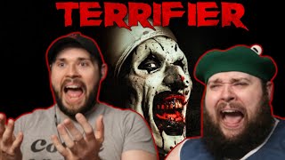 TERRIFIER 2016 TWIN BROTHERS FIRST TIME WATCHING MOVIE REACTION [upl. by Rowen]