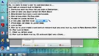 How To MakeCreate Bootable CD for Windows XPSP2 AND SP3 Using NERO 6 7 8 9 10 [upl. by Jaquith622]