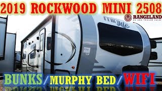 2019 Rockwood Minilite 2508 Bunks Outside Kitchen WIFI [upl. by Seleta]