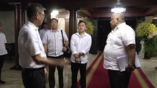 Visit and Briefing of the Transition Team in Malacañang [upl. by Macguiness]