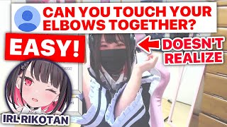 Can Rikotan Touch Her Elbows Together Rikotan Eng Subs [upl. by Giza14]