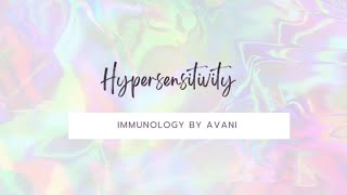 Hypersensitivity Immunology [upl. by Yrehcaz]