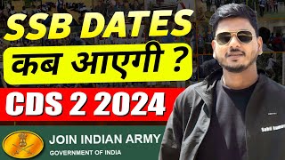 CDS 2 2024 SSB Dates   Defence Mania [upl. by Esile]