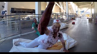 2015 The Walking Dead Escape  FULL Course  ComicCon San Diego CA [upl. by Ardekal77]