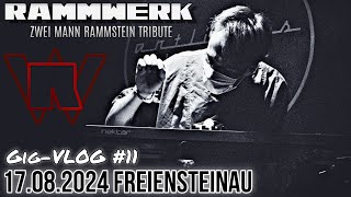 Rammstein in einer Grillhütte  GIGVLOG 11  Freiensteinau [upl. by Yuht]