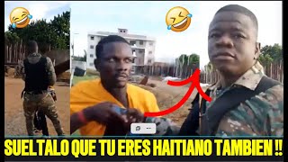 Haitiano Evita Deportación de su Amigo por Agente Que él Dice Que es haitiano Tambien [upl. by Algy]