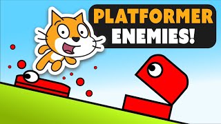 Coding Platformer Enemies  11 Scratch Platformer Tutorial [upl. by Acceb90]