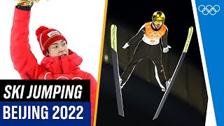 The BEST ski jumping moments of Beijing 2022 🥇❄️ [upl. by Turrell]