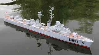 Le Surcouf D621  French Destroyer  1100 scale [upl. by Trebmal]