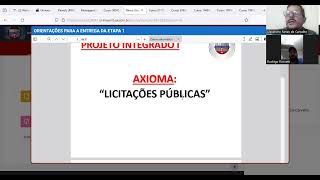 Aula ao Vivo de Projeto Integrador I  Tema O Ambiente Virtual e como iniciar o Projeto Integrado [upl. by Tsew]