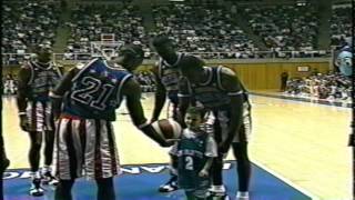 Harlem Globetrotters with Sweet Lou Dunbar 1994 [upl. by Gayel]