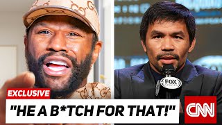 Floyd Mayweather BRUTAL Response To Manny Pacquiao LEAKING Rematch [upl. by Asseram936]