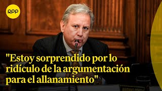 Hernán GarridoLecca se pronuncia por allanamiento a su vivienda por caso Valkiria VI [upl. by Friedland]