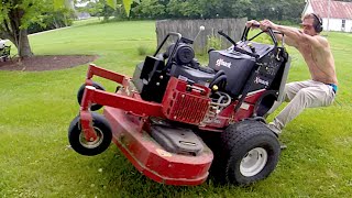 Lawn Mower Wheelies Reckless Driving And More [upl. by Adnovaj]