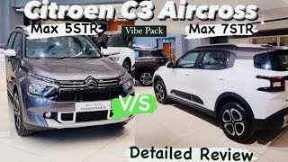 2024 New CITROEN C3 AIRCROSS MAX 5 STR VIBE PACK VS Citroen C3 Aircross Max 7 STR Vibe Pack DT [upl. by Nahtnamas595]