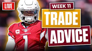 Fantasy Football Trade Advice for Week 11  Players to Target  Trade Away 2024 [upl. by Yazbak64]