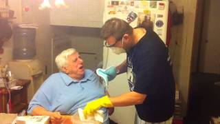 UNCENSORED SuperPop POOPS his pants how to sponge bathe elderly [upl. by Nodnab]