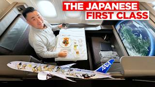 ANA B777 First Class Tokyo to London  New Pokémon Eevee Jet [upl. by Mcginnis]