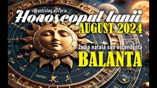 ♎BALANTA 🌼 Horoscop AUGUST 2024 Subtitrat RO 🌼LIBRA AUGUST 2024 HOROSCOPE [upl. by Assadah]