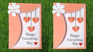 DIY  Easy and beautiful Friendship Day card Friendship day Greeting card Friendship day card BFF [upl. by Nahtnahoj67]