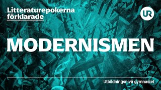 Litteraturepoken modernismen förklarad  SVENSKA  Gymnasienivå [upl. by Holub924]