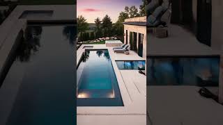 Design an elegant modern pool that seamlessly integrates with the surrounding landscapeyoutube [upl. by Esirahc]