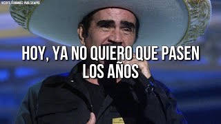 Vicente Fernández  Cuando Yo Quería Ser Grande LetraLyrics [upl. by Relyc]