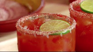 COMO HACER SANGRITA OPCION 2  TEQUILA COCTELES VIDEO RECETAS [upl. by Sonitnatsnoc]