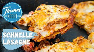 Lasagne Rezept ohne Bechamel  einfach und lecker [upl. by Akeemat]