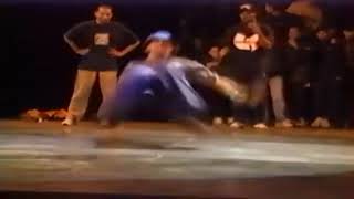 The Legendary BBoy Rajdi On Stage At Nantes 1998 [upl. by Nnaael]