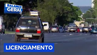 Licenciamento para veículos de placa com final 3 4 e 5 começa nesta sextafeira  Balanço Geral [upl. by Arela]