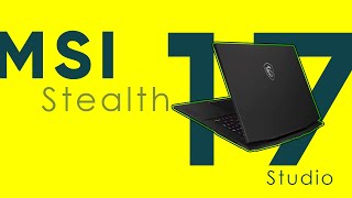 MSI Stealth 17 Studio Quick Review  A Hybrid Laptop [upl. by Brian]