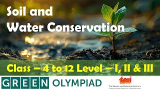 Green Olympiad Sample Questions Soil and Water Conervation Class 4 to 12 Teri 202425 [upl. by Enirhtak552]