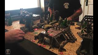 Kill Team Battle Report  Orks vs Tau Kommandos vs Pathfinders [upl. by Erdnassac]