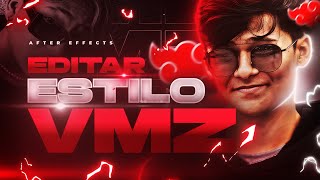 COMO EDITAR ESTILO VMZ NO AFTER EFFECTS [upl. by Leihcim]